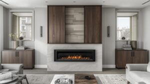 Modern Fireplace Refacing & Makeover Toronto